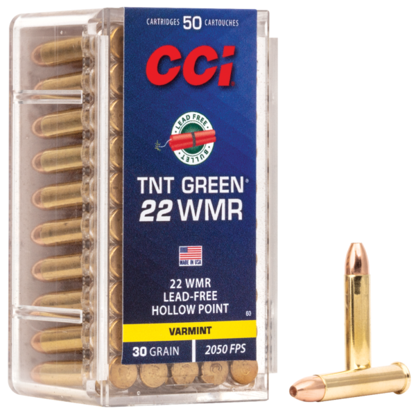 CCI 22M 30GR TNTGREEN HP 50RD by CCI Ammunition