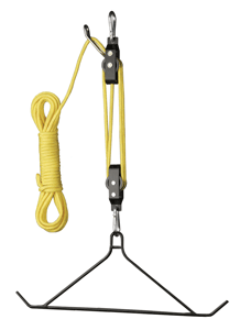 HS SKINNING GAMBREL & HOIST - 4:1 RATIO 600LBS by Hunters Specialties