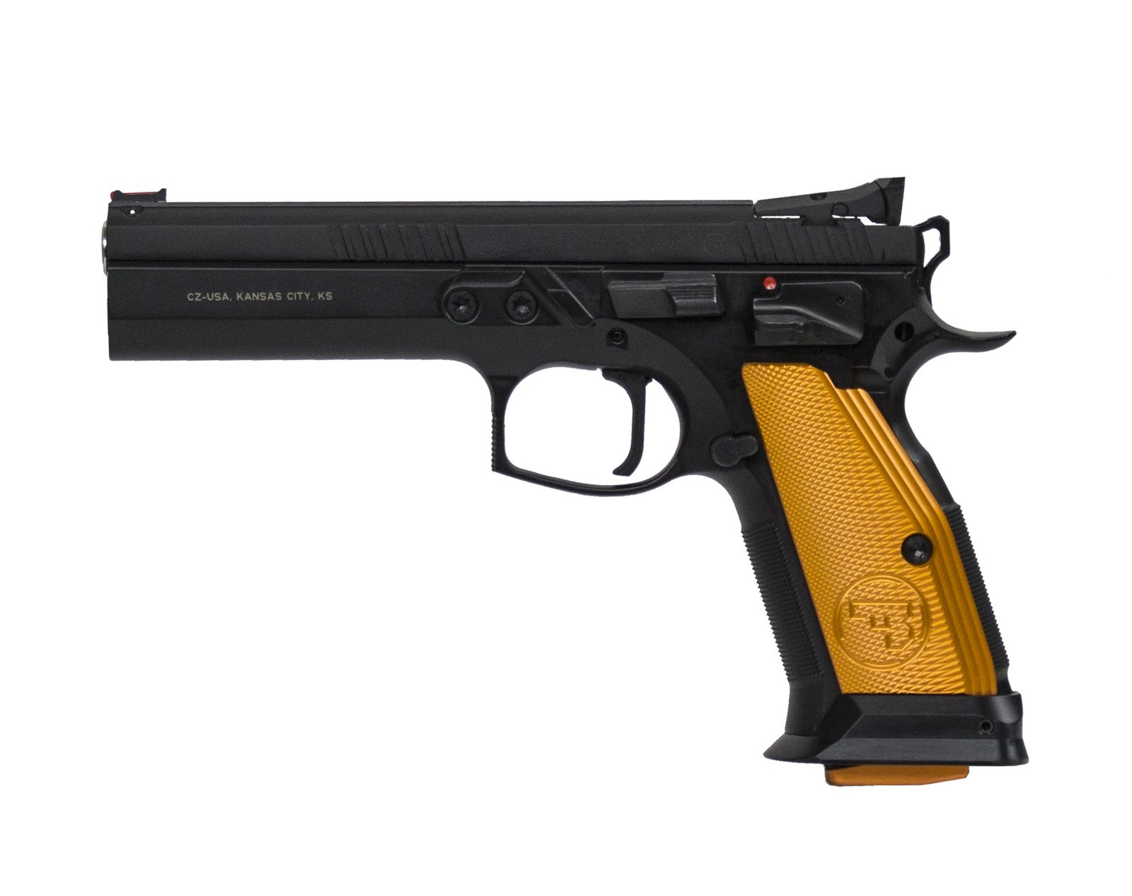 CZ 75 TACT ORANGE 40SW 17+1 5.4"# by CZ-USA