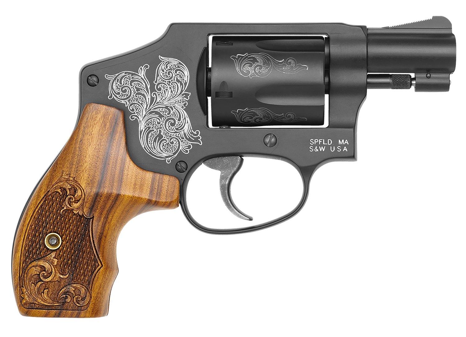 SMITH AND WESSON 442 38SPC 1-7/8" 5RD ENGRAVED by Smith & Wesson / S&W
