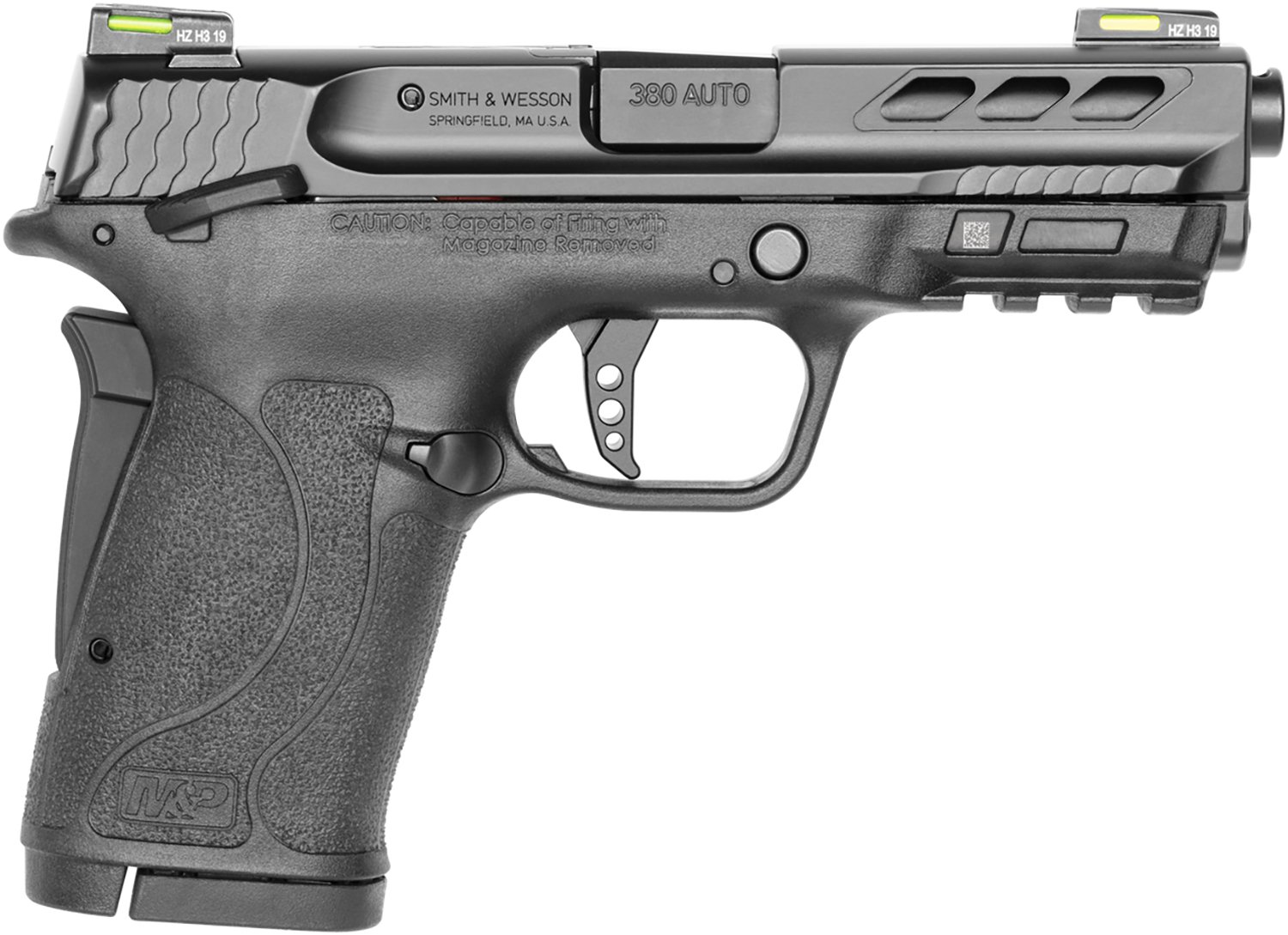SMITH AND WESSON M&P380 PC 380ACP PORTED BLACK by Smith & Wesson / S&W