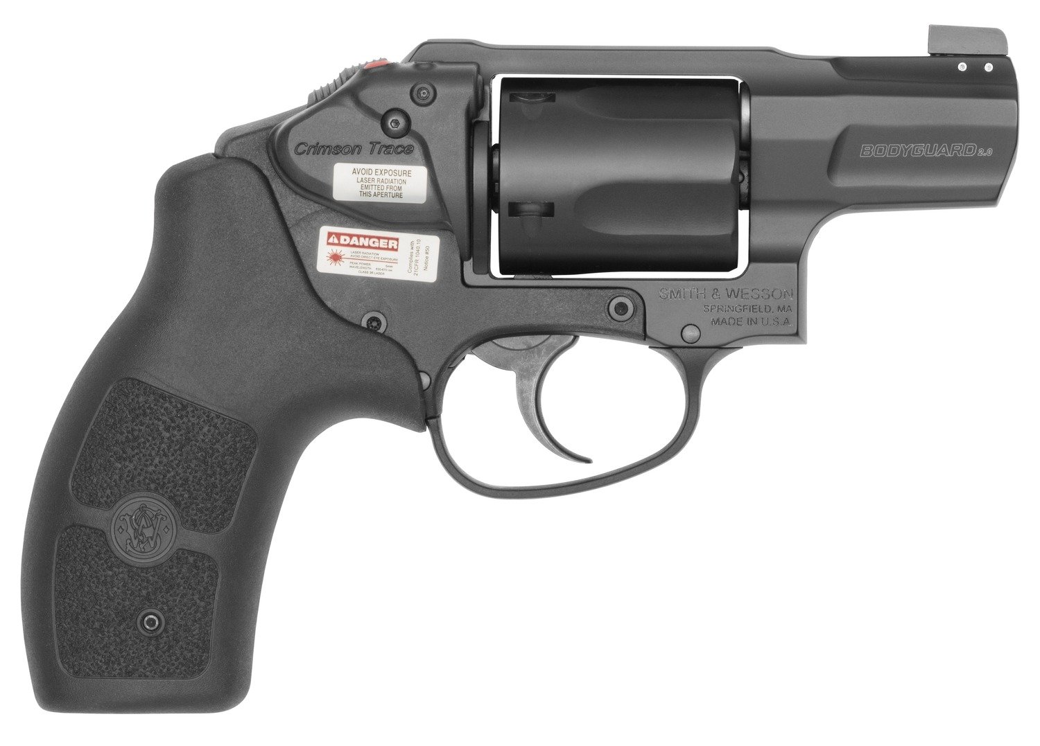 SMITH AND WESSON BG38 2.0 38SPC 1.9" BLK LASER by Smith & Wesson / S&W