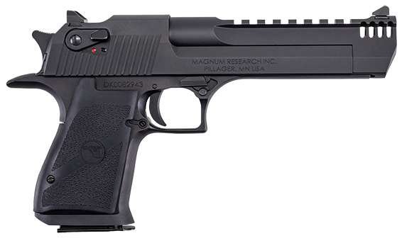 MAGN RSRCH DE44 MARK XIX 6"BLK ALUM FRM & BLK SLD by Magnum Research