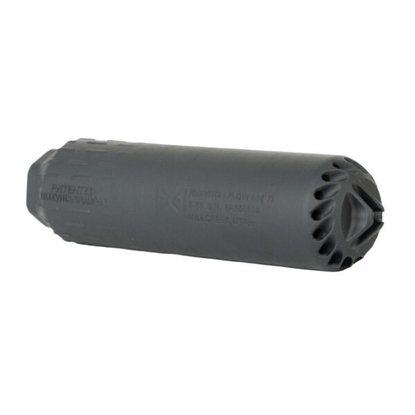 HUXWRX FLOW 556 TI + FLASH HIDER BLACK 1/2-28 SUPPRESSOR by HUXWRX Safety Company