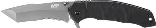 S&W KNIFE M&P SPECIAL OPS 4" - TANTO 4 SPRING ASSIST BLACK by Smith & Wesson / S&W