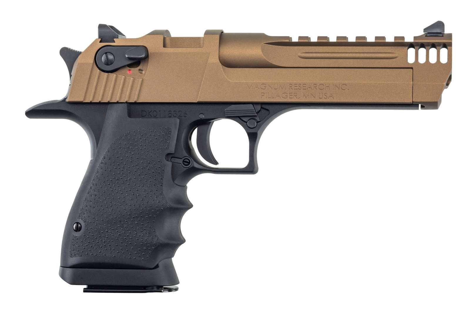 MGNM RSRCH LT WEIGHT DE50 PSTL BURNT BRZ/BLK APPTMNTS 5" BARREL by Magnum Research