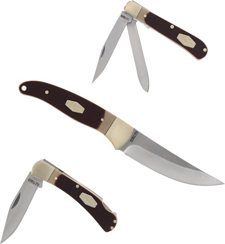 OLD TIMER FIXED/2 FOLDER COMBO - SAWCUT HANDLE GIFT TIN Q4 25' by Battenfeld