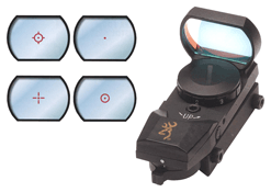 BROWNING BUCK MARK REFLX SIGHT - 4-RETICLES MATTE BLACK