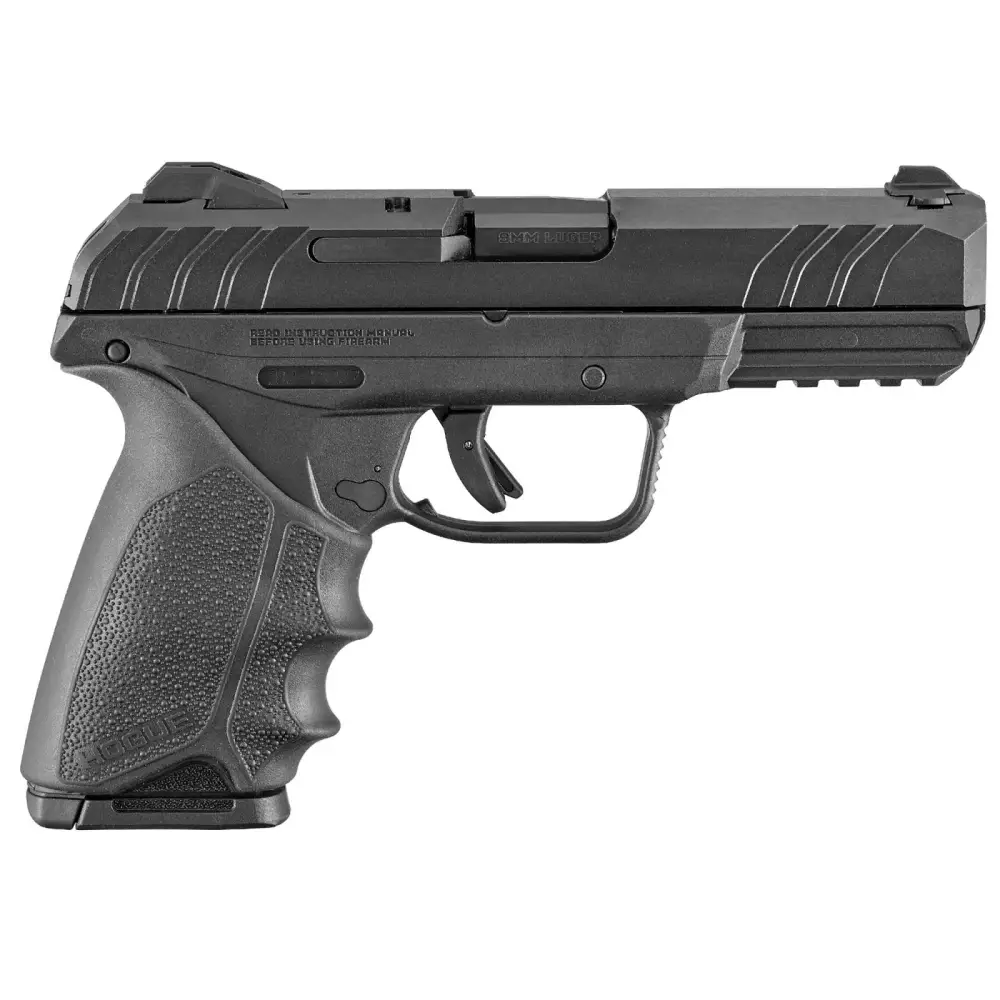 RUGER SECURITY-9MM 4" PISTOL BLK/BLK 10+1 MS HOGUE by Ruger / Sturm, Ruger & Co.