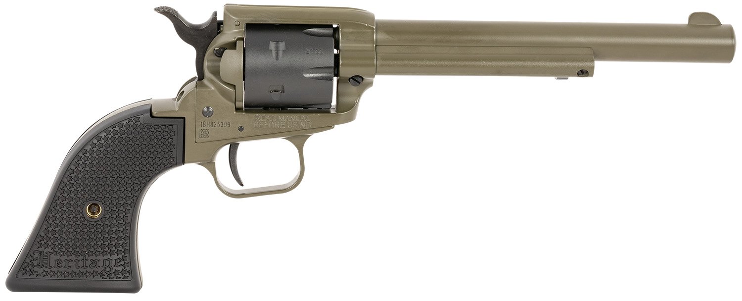 HER RGH RDR 22LR 6.5B ODG by Heritage Arms