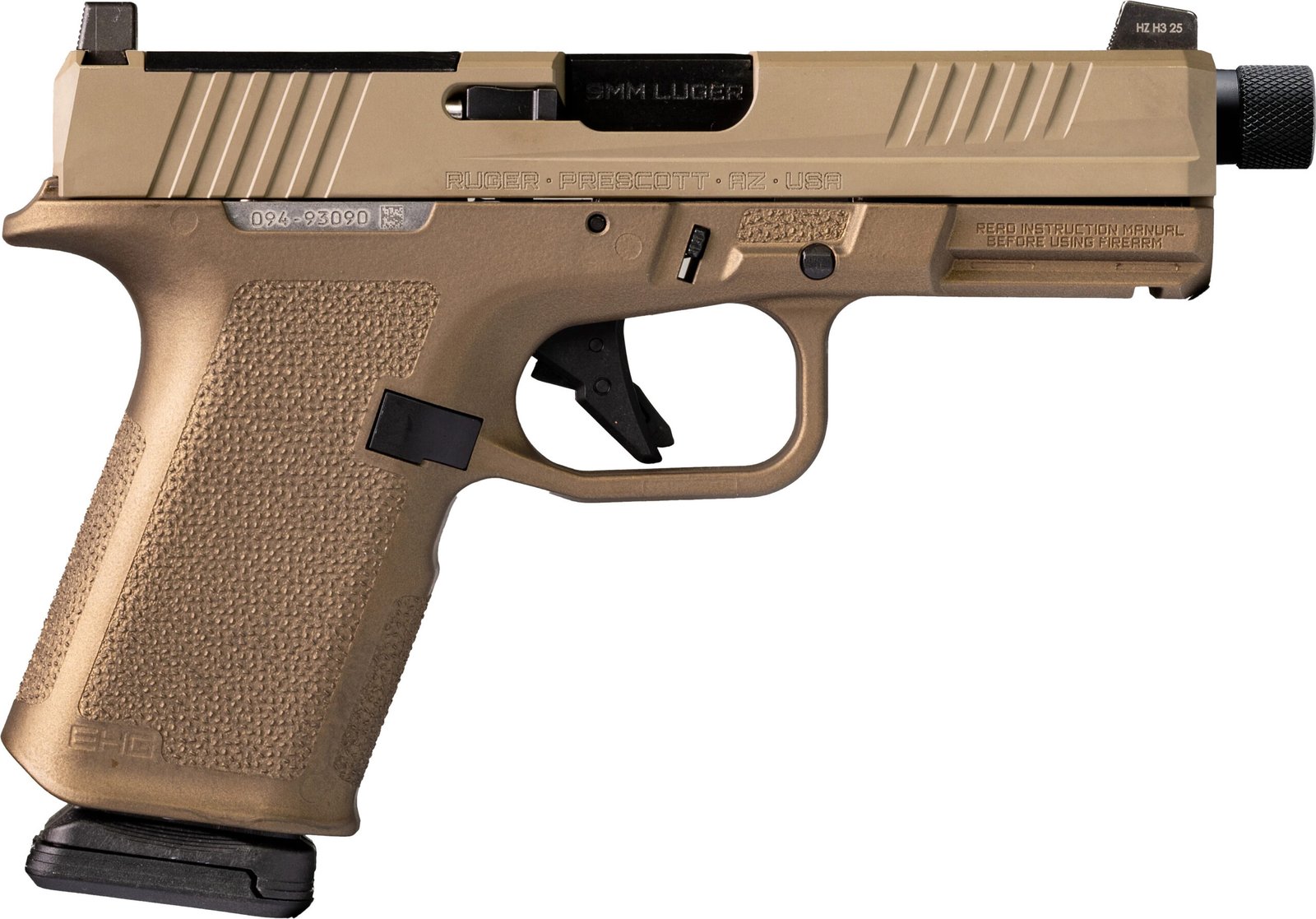 RUG RXM 9MM PST FDE TB 15RD DE by Ruger / Sturm, Ruger & Co.