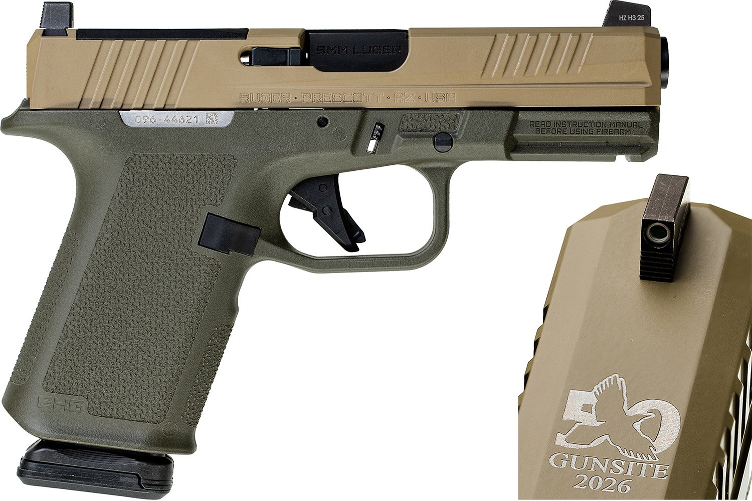 RUG RXM 9MM GUNSTE OD/FD 15DE by Ruger / Sturm, Ruger & Co.
