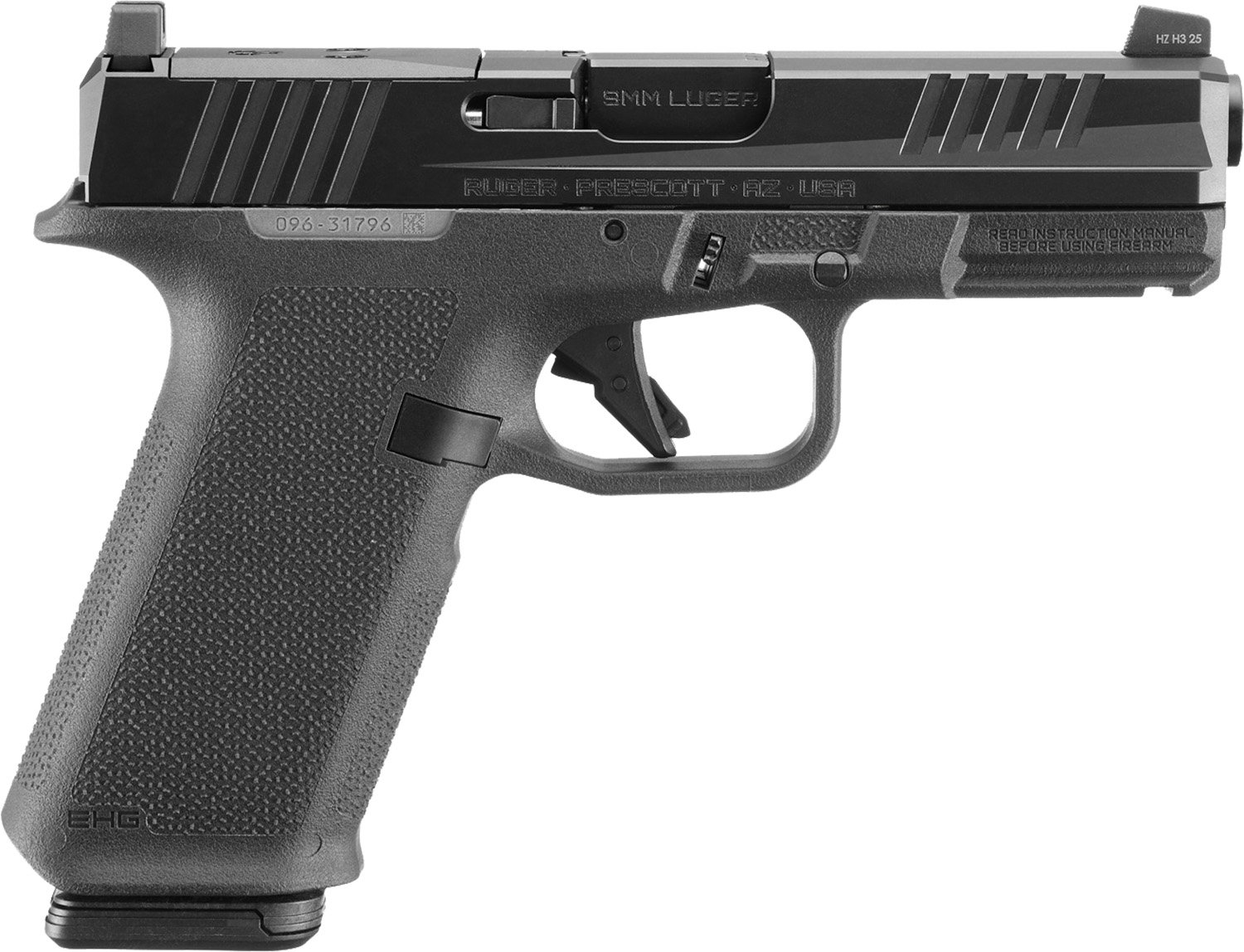 RUG RXM 9MM PST 4 BLK 17RD by Ruger / Sturm, Ruger & Co.