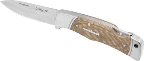 CAMILLUS CLASSIC LOCK BACK - 3.25" SS DROP POINT MICARTA by Camillus Knives