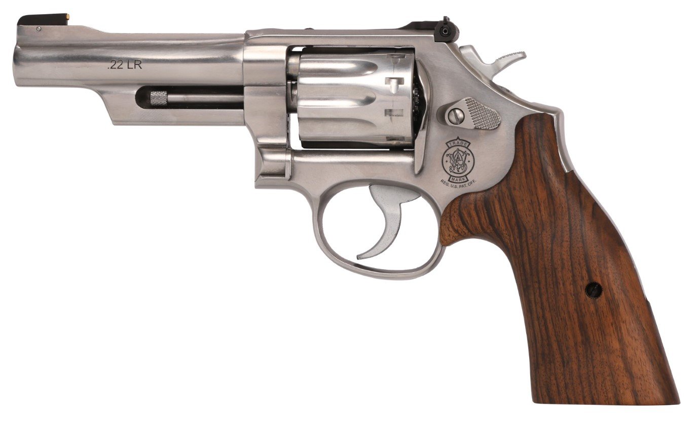 SMITH AND WESSON 617 MOUNTAIN GUN 22LR 4" SS by Smith & Wesson / S&W