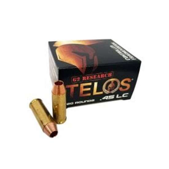 G2 TELOS 45 COLT 20RD BOX 25 BOXES PER CASE by G2 Research