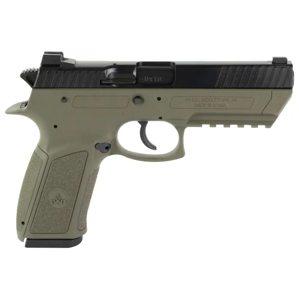 JERICHO 941 ENHANCED 9MM 4.4" ODG by IWI - Israel Weapon Industries