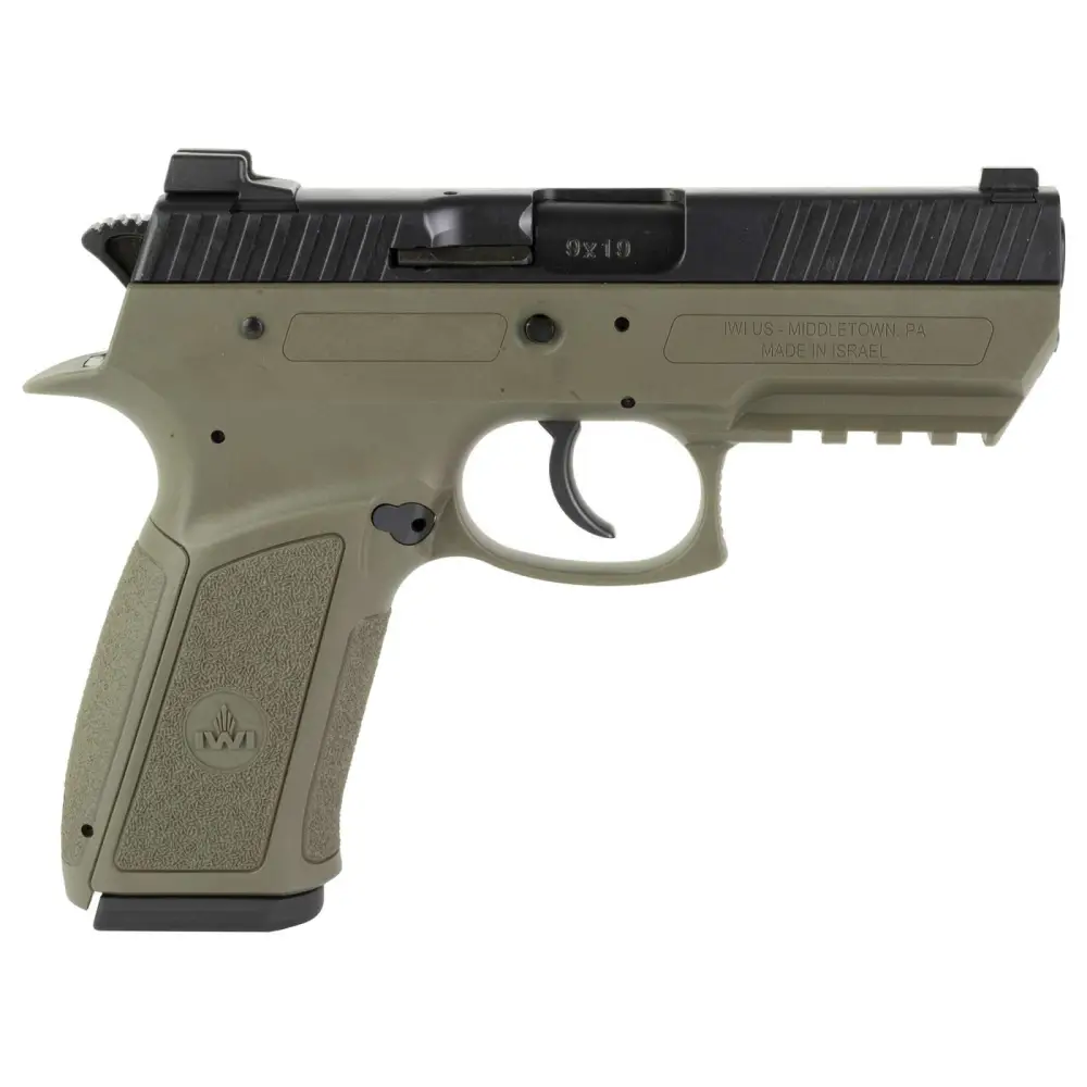 JERICHO 941 ENHANCED 9MM 3.8" ODG by IWI - Israel Weapon Industries