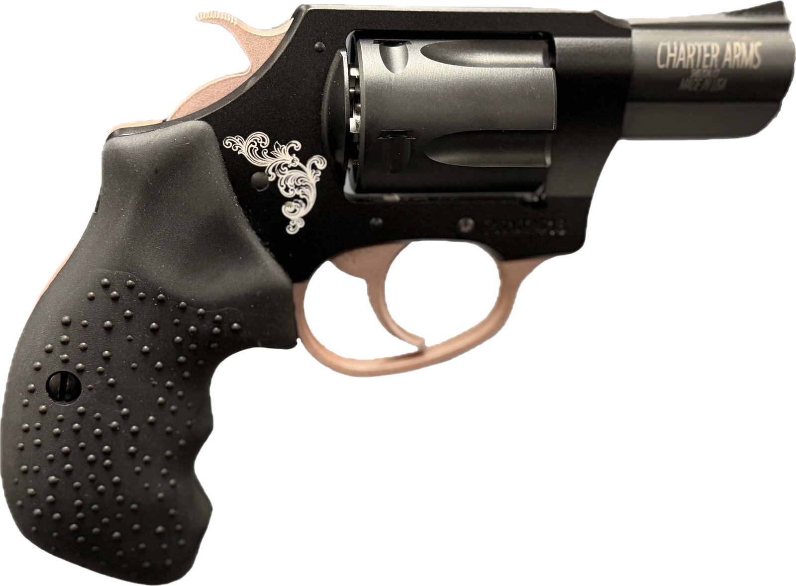 CHT COUGAR 38SP 2" BLK/ROSE GD by Charter Arms