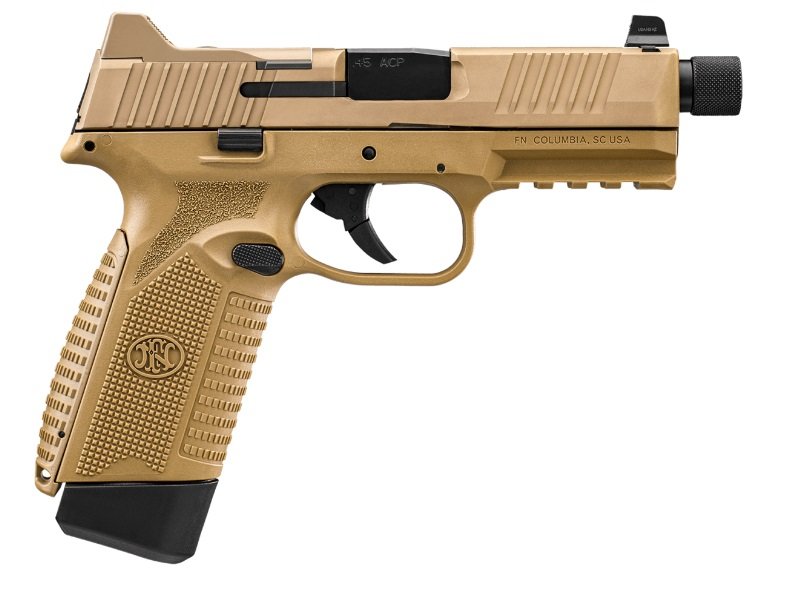 FN 545 T 45ACP FDE 4.7" 10+1 by FN America / FN Herstal