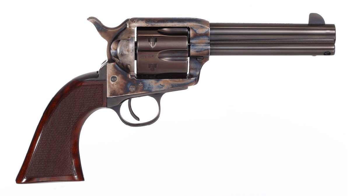 TAYLOR'S & COMPANY GUNFIGHTER 357MAG BL/WD 4.75" by Taylors and Company