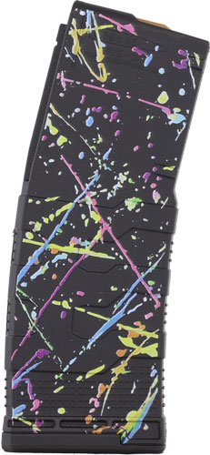 AMEND2 AR-15 MAGAZINE 5.56X45 - 30RD POLY MOD3 NEON SPLATTER by C&E Innovations DBA Amend2