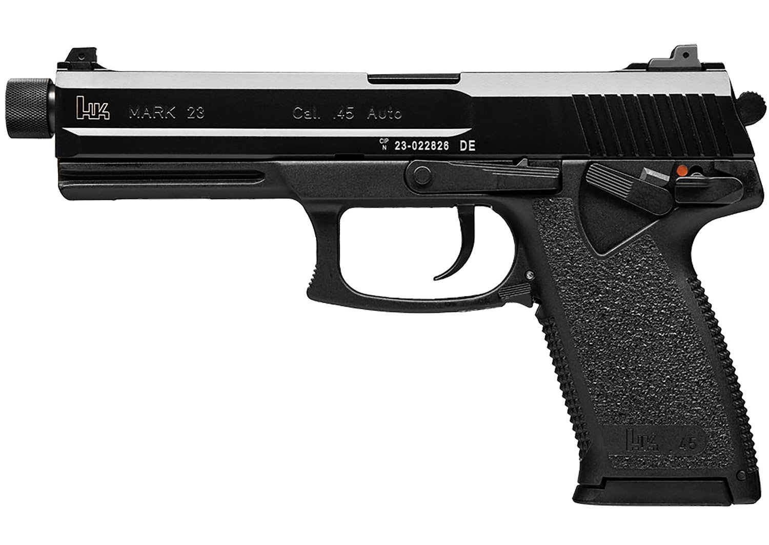 HECKLER AND KOCH (HK USA) MARK 23 V1 DA/SA 45ACP 10+1 by Heckler & Koch / H&K
