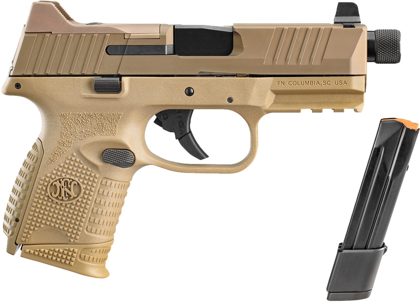 FNM 509C TAC 9MM FDE 24RD by FN America / FN Herstal