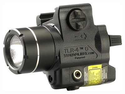 STREAMLIGHT TLR-4G LIGHT/LASER - WHITE LED/GREEN LASER RAILMNT