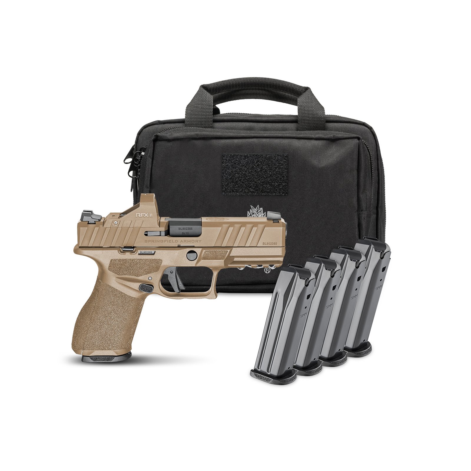 SPG ECHEL CMPT 9MM GP FDE 15RD by Springfield Armory