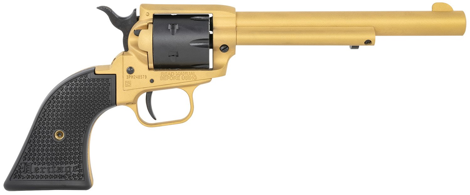 HERITAGE MANUFACTURING 22LR GOLD 6.5" FS by Heritage Arms