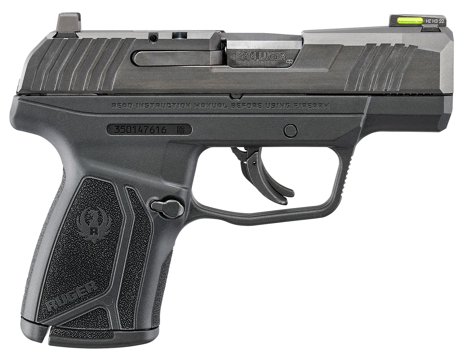 RUGER MAX-9 9MM BK/BK 10+1 AS MS CA by Ruger / Sturm, Ruger & Co.