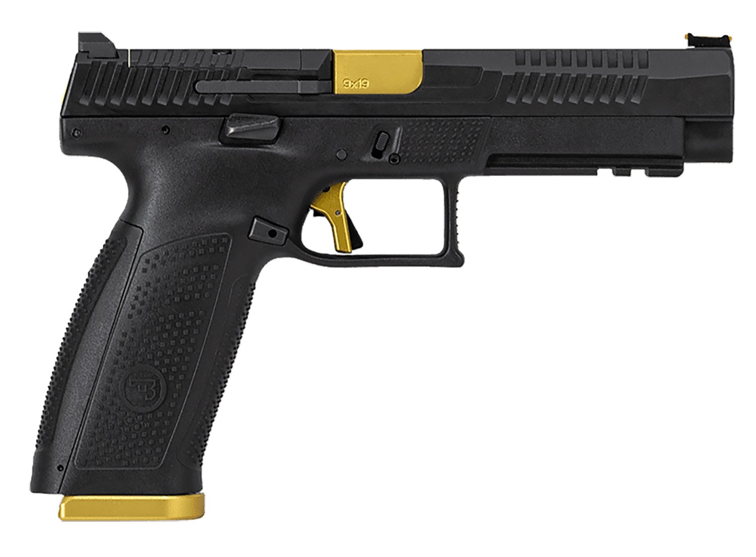 CZ P-10 F COMP 9MM BLK 19+1 OR # by CZ-USA