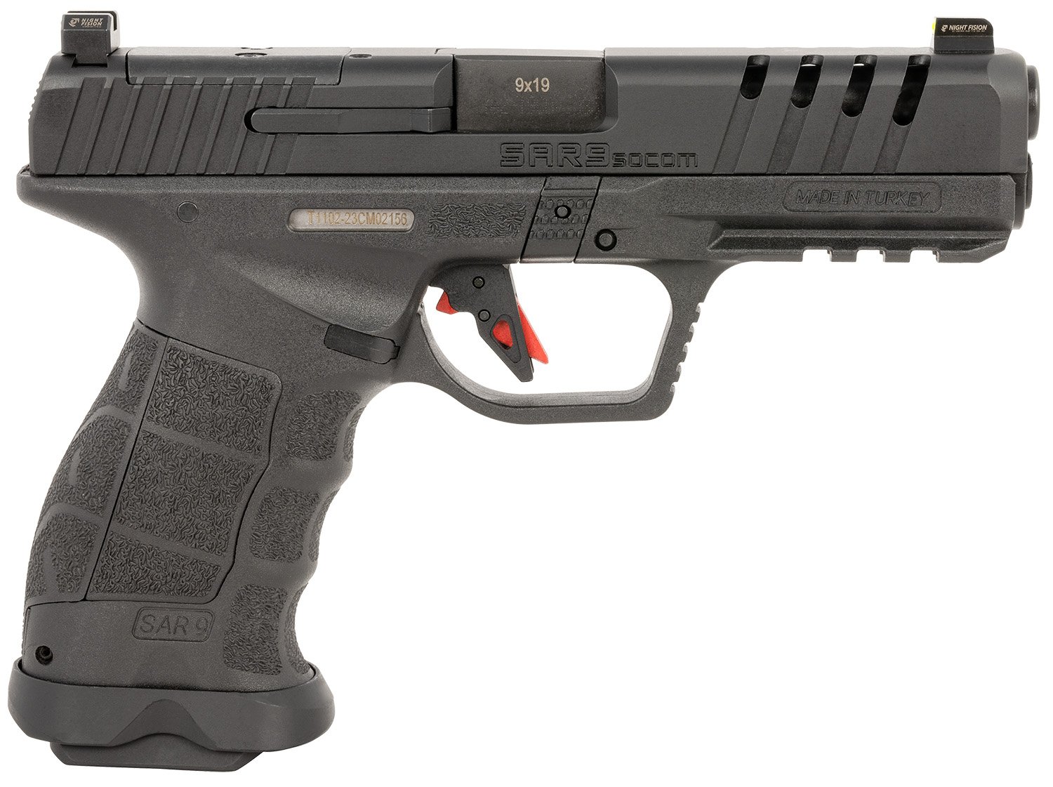 SAR FIREARMS SAR9 SOCOM 9MM BLK 5.2" TB by SAR Arms