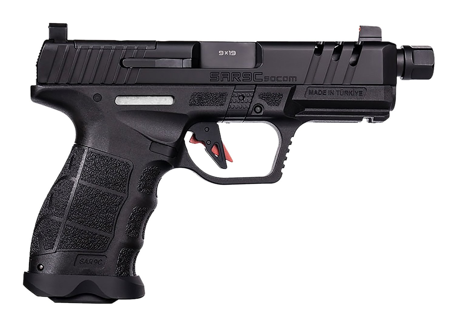 SAR FIREARMS SAR9 SOCOM CPT 9MM BLK 4.5" TB by SAR Arms