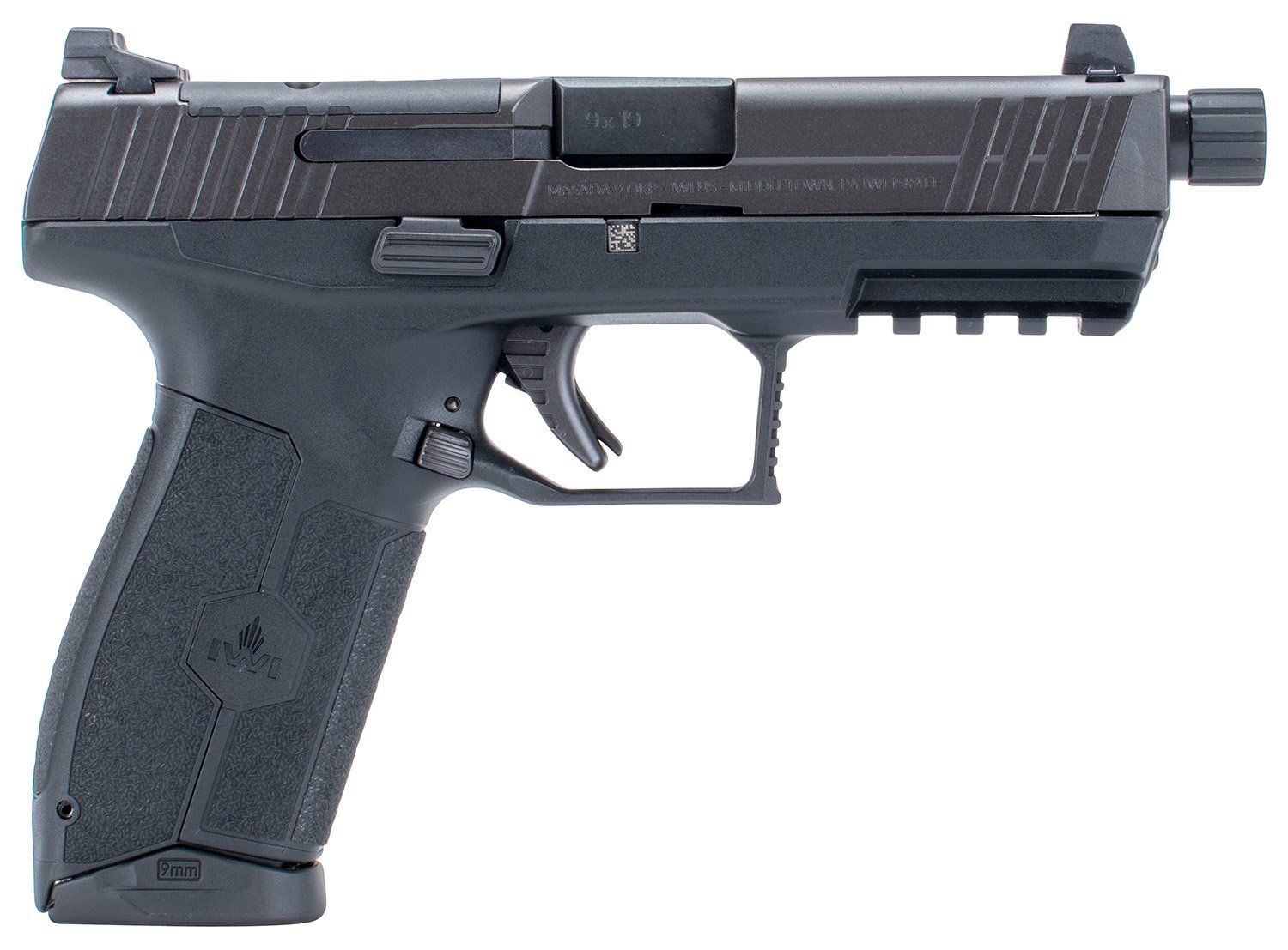 IWI - ISRAEL WEAPON INDUSTRIES MASADA OR 9MM POLY BLK 17+1 TB