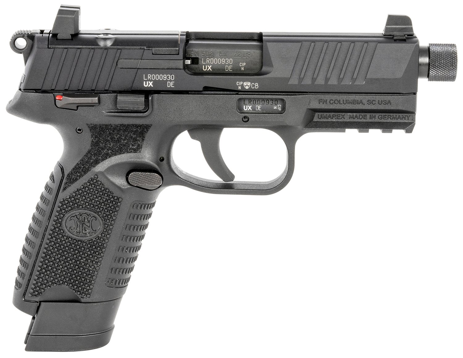 FN 502 TACT 22LR BLK 15+1 TB by FN America / FN Herstal