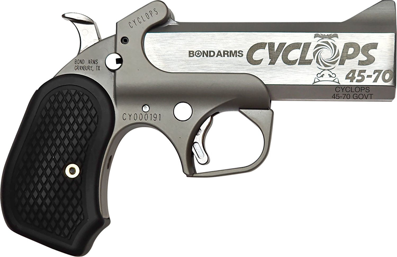 BOND ARMS CYCLOPS 45-70 SS 4.27" FS