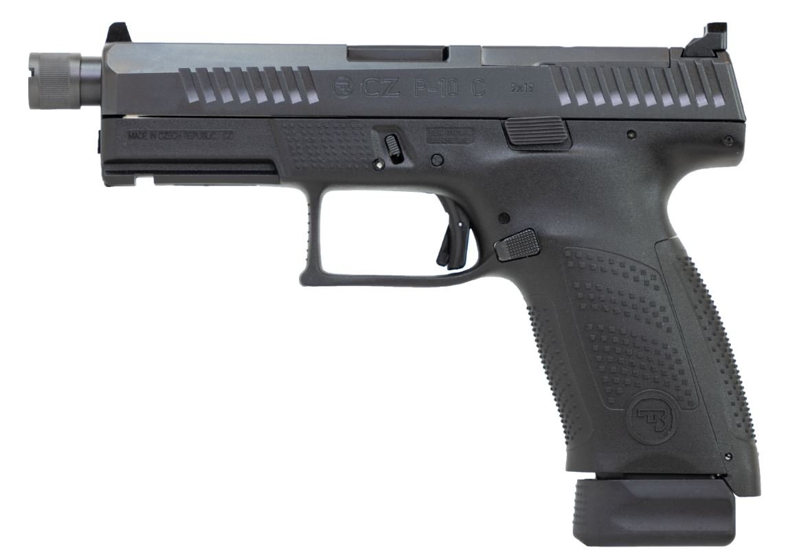 CZ P-10 C 9MM BLK 15+1 4" OR SR by CZ-USA