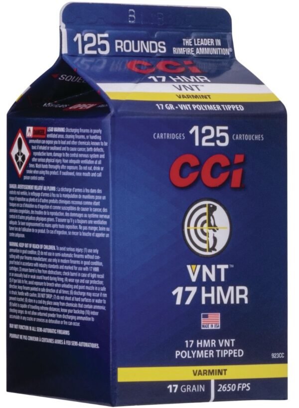 CCI 17HMR 17GR VNT 125RD by CCI Ammunition