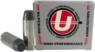 UNDERWOOD 10MM 200GR HARD CAST - LEAD-FN 20RD 10BX/CS by Underwood Ammo