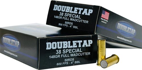 DOUBLETAP 38 SPL 148GR FULL - WADCUTTER 50RD 20BX/CS by Double Tap Ammunition