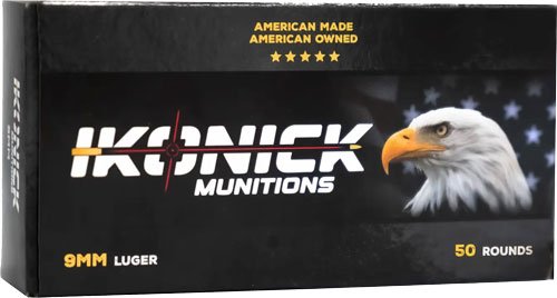 IKONICK USA 9MM 147GR FMJ - SUBSONIC 50RD 20BX/CS