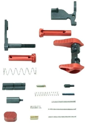 TIMBER CREEK LOWER PARTS KIT - FOR AR-15 RED by Timber Creek Outdoors