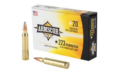 ARMSCOR 223REM 55GR PSP 20/1000 by Armscor/Rock Island Armory