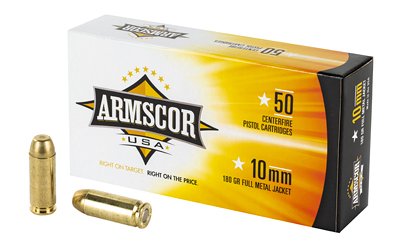ARMSCOR 10MM 180GR FMJ 50/1000 by Armscor/Rock Island Armory