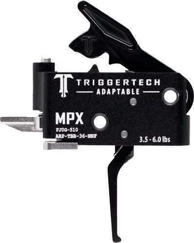 TRIGGERTECH SIG MPX TWO STAGE - BLACK ADAPTABLE FLAT by Trigger Tech
