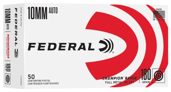 FDR 10MM 180GR RANGE FMJ 50RD by Federal Ammunition