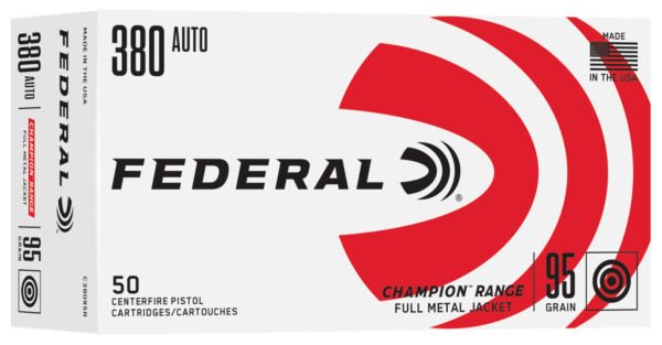 FDR 380 95GR RANGE FMJ 50RD by Federal Ammunition