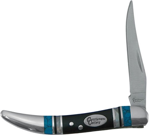 ABKT CATTLEMANS CUTLERY 2.5" - CHEYENNE BLUE HORIZON TOOTHPCK by American Buffalo Knife & Tool